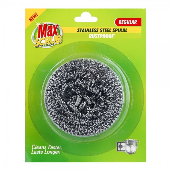 MAX SCRUB STAINLESS STEEL SPIRAL REGULAR
