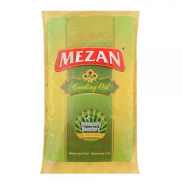 MEZAN COOKING OIL 1LITRE POLY BAG