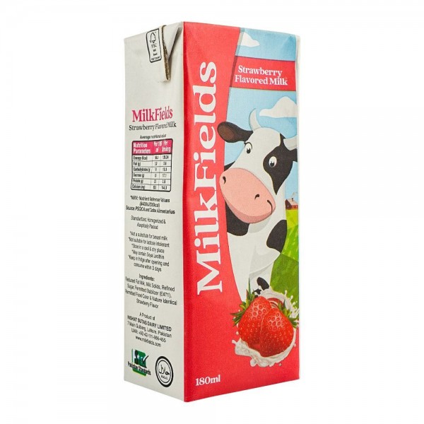 MILKFIELDS STRAWBERRY FLAVORED MILK 180ML