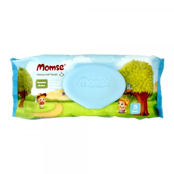 MOMSE WIPES ANTI BACTERIAL 72PCS