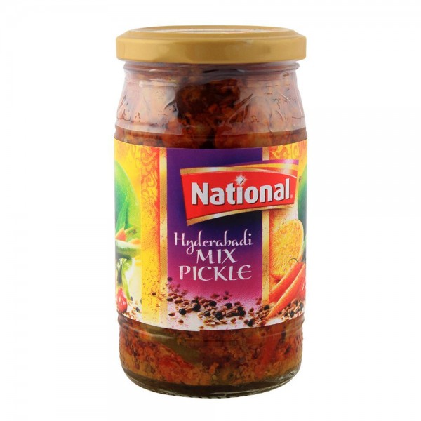 NATIONAL HYDERABADI MIXED PICKLE 370GM