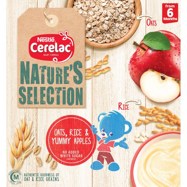 NESTLE CERELAC OATS, RICE ,APPLE 175GM