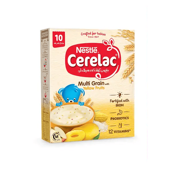 NESTLE CERELAC YELLOW FRUIT 175GM