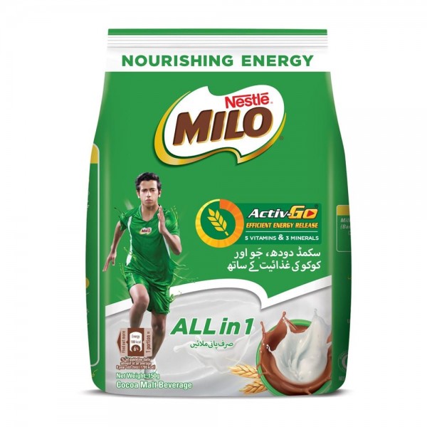 NESTLE MILO ALL IN 1 POWDER 150GM POUCH
