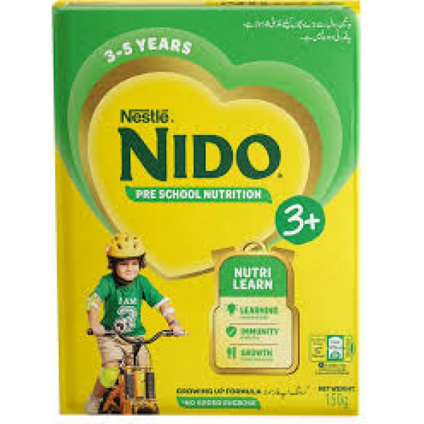 NESTLE NIDO 3+ NO SUCROSE ADDED 150GM