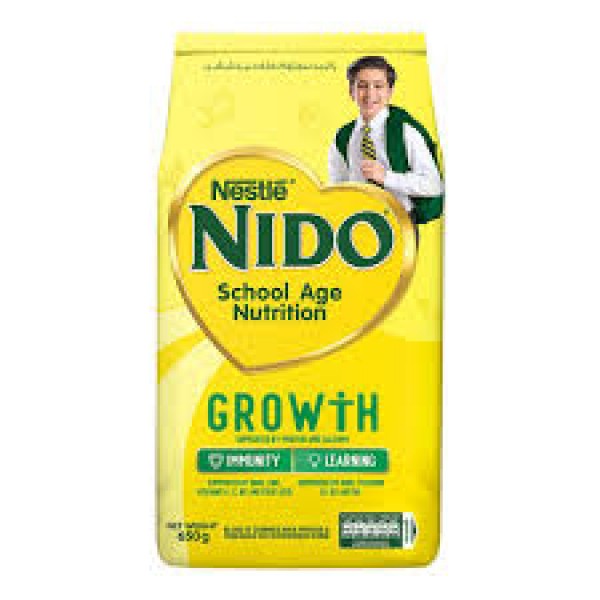 NESTLE NIDO FORTIGROW 650GM POUCH