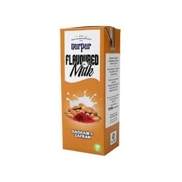 NURPUR FLAVORED MILK BADAM ZAFRAN 180ML