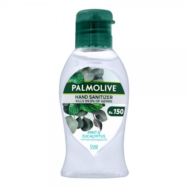 PALMOILVE HAND SANITIZER MINT & EUCALYPTUS 55ML