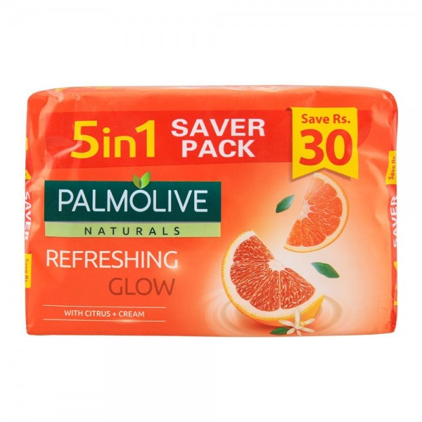PALMOILVE REFRESHING GLOW SOAP 5*98GM