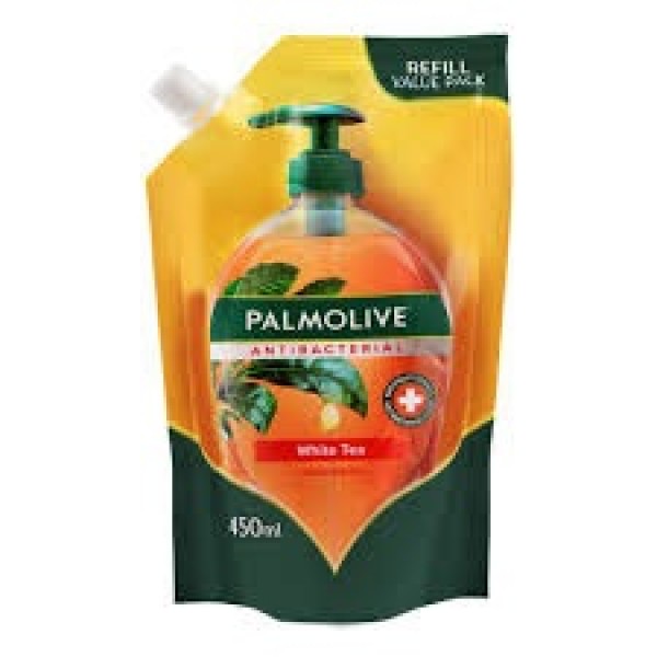PALMOLIVE HAND WASH ANTI-BACTERIAL WHITE TEA REFIL 450ML