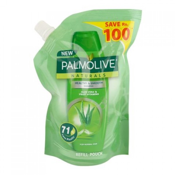 PALMOLIVE HEALTHY & SMOOTH SHAMPOO 375ML REFIL