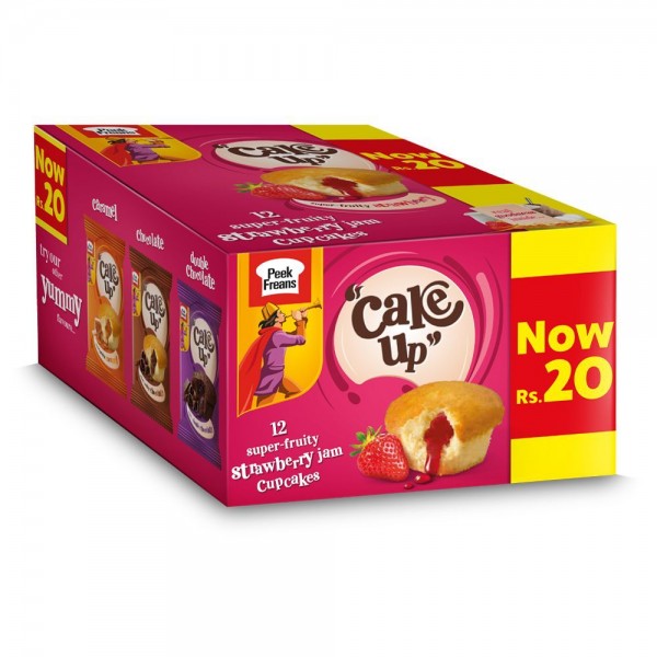 PEEK FREANS CAKE UP STRAWBERRY RS:20BOX