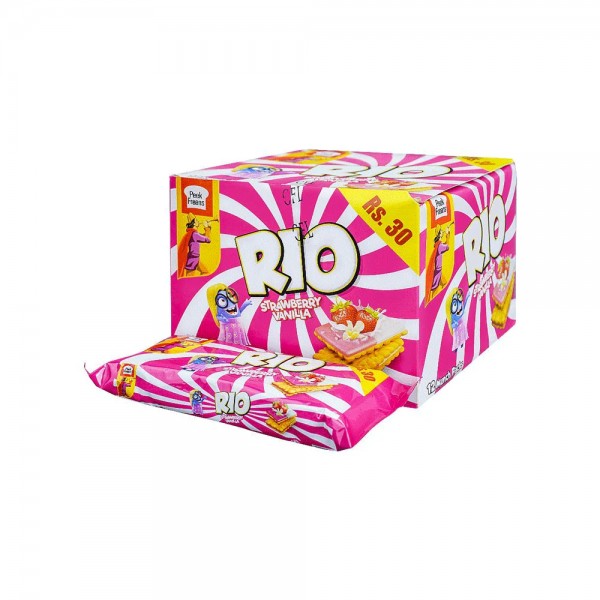PEEK FREANS RIO STRAWBERRY VANILLA MUNCH PACK