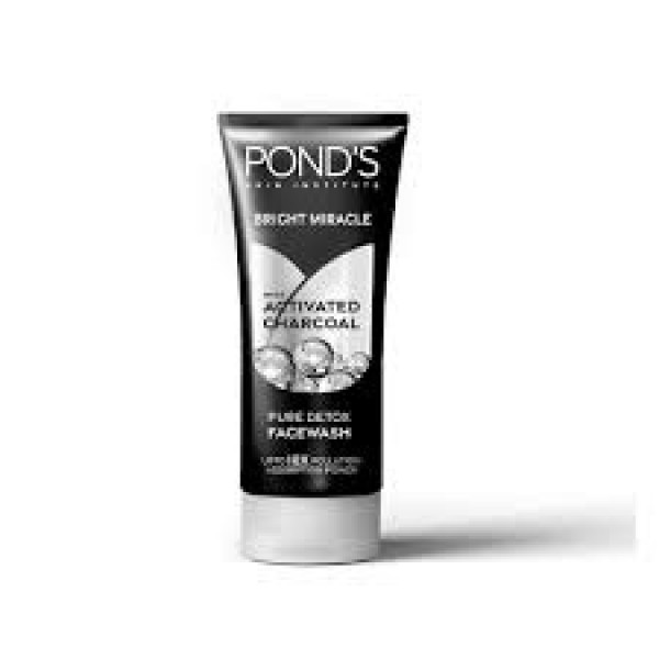 PONDS BRIGHT MIRACLE CHARCOAL FACE WASH 50G