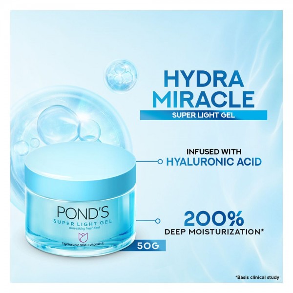 PONDS HYALURONIC ACID SUPER GEL 50GM