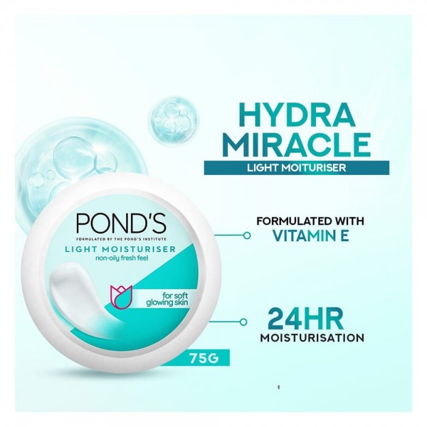 PONDS LIGHT MOISTURISER CREAM 75ML