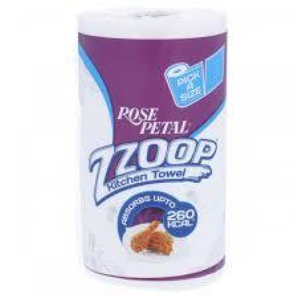 ROSE PETAL ZZOOP KITCHEN TOWEL SINGLE