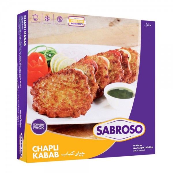 SABROSO CHAPLI KABAB 740GM