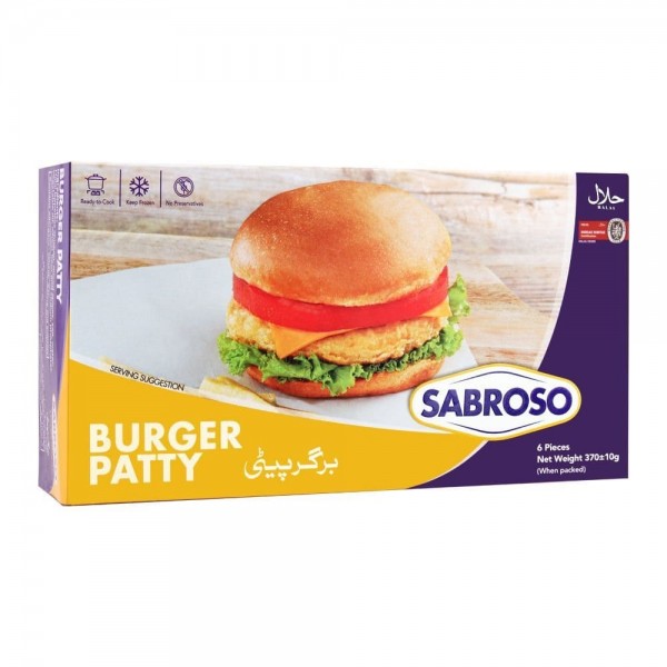 SABROSO BURGER PATTY 370GM