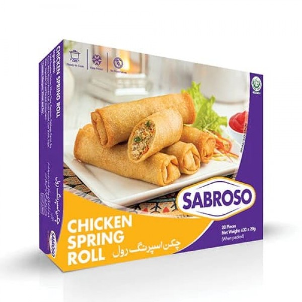 SABROSO CHICKEN SPRING ROLL 630GM