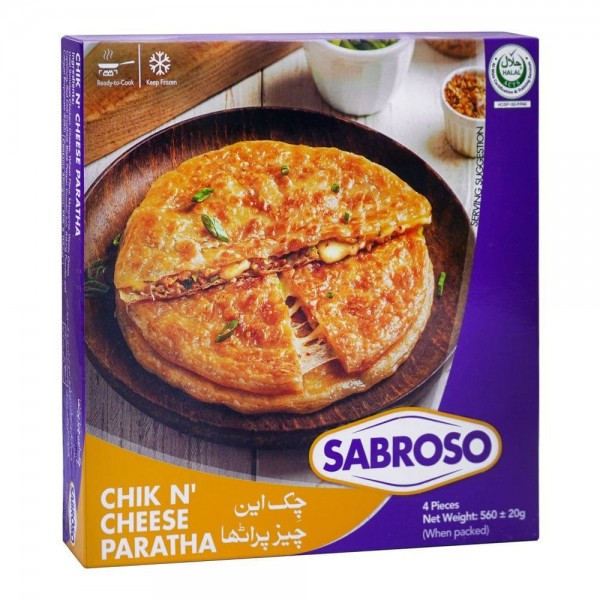 SABROSO CHIK N CHEESE PARATHA 560GM