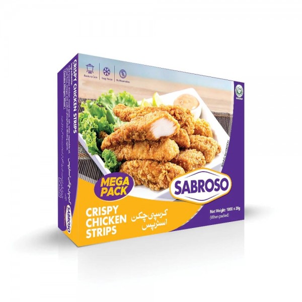 SABROSO CRISPY CHICKEN STRIPS MEGA PACK 1000GM