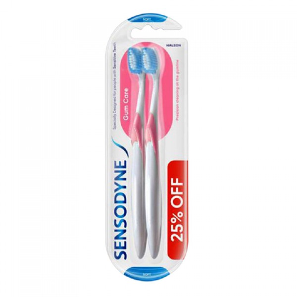 SENSODYNE GUM CARE TOOTHBRUSH SOFT TWIN