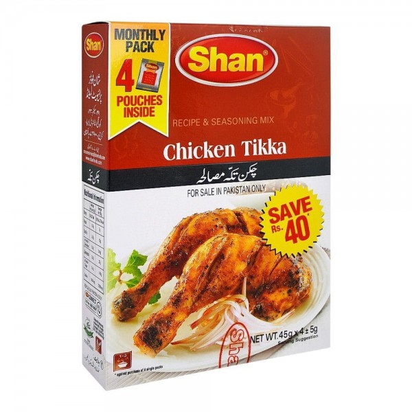 SHAN CHICKEN TIKKA 45 x 4GM