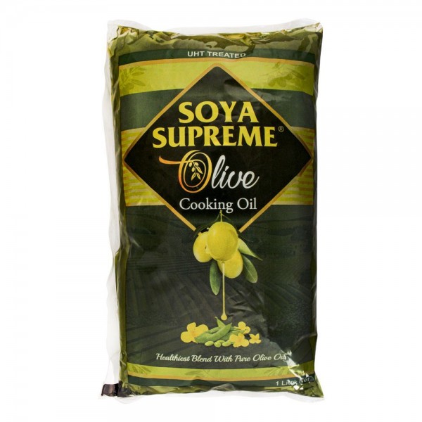 SOYA SUPREME OLIVE OIL 1 LITRE POLY BAG
