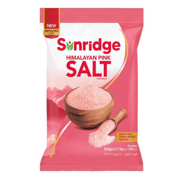 SUNRIDGE PINK SALT 800GM
