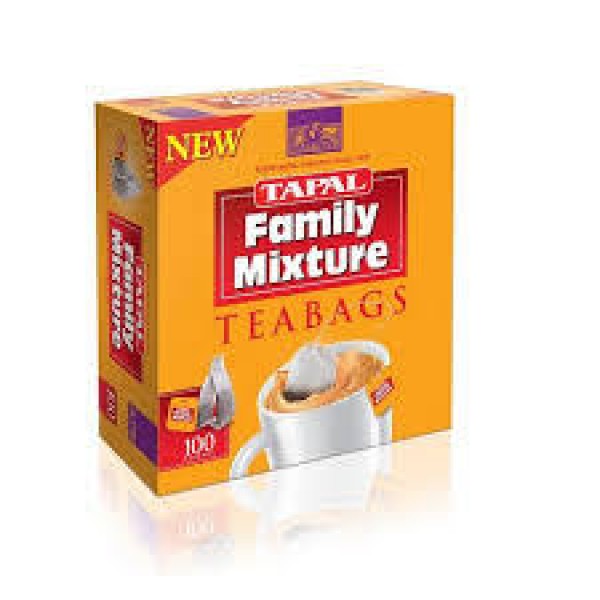 TAPAL FAMILY MIXTURE 100 TEA BAGS 200GM