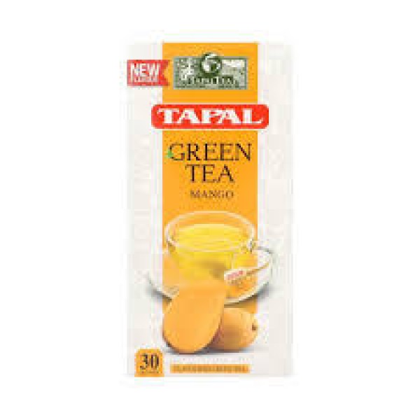 TAPAL GREEN TEA MANGO 30 TEA BAGS 45GM