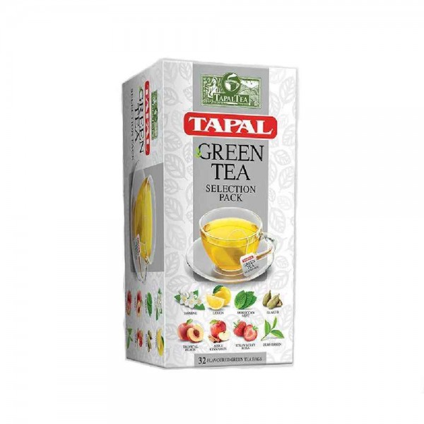 TAPAL GREEN TEA SELECTION PACK 32 TEA BAGS 48GM