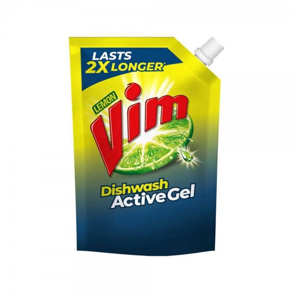 VIM LEMON LIQUID REFIL POUCH 750ML