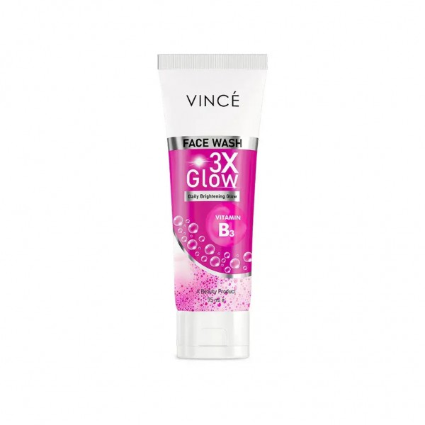VINCE 3X GLOW FACE WASH 75ML