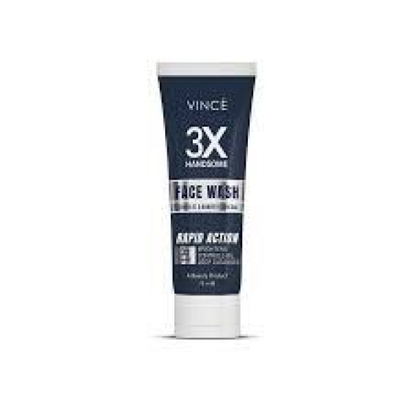 VINCE 3X HANDSOME FACE WASH 75ML