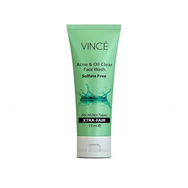 VINCE ACNE & OIL CLEAR FACE WASH 75ML