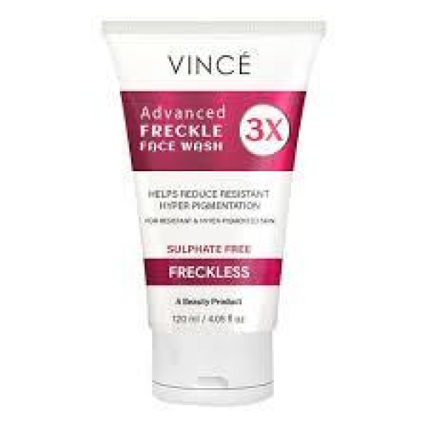 VINCE ADVANCED FRECKLE FACE WASH 120ML