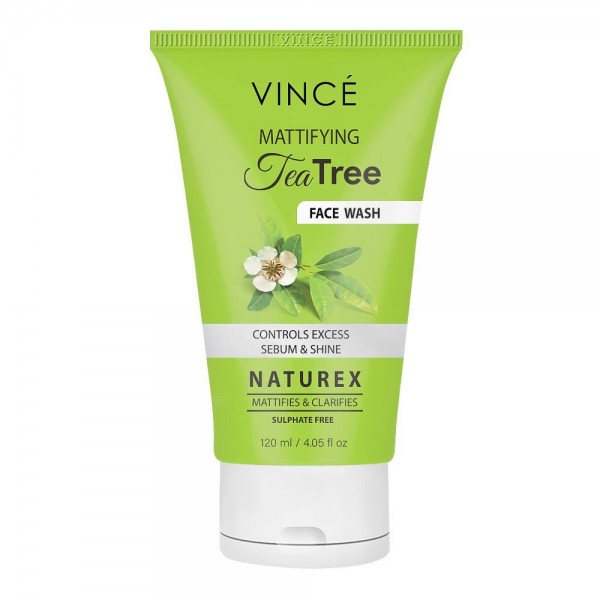 VINCE TEA TREE FACE WASH 120ML