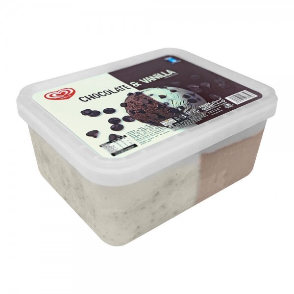 WALL`S BUCKET CHOCOLATE & VANILLA 1400ML