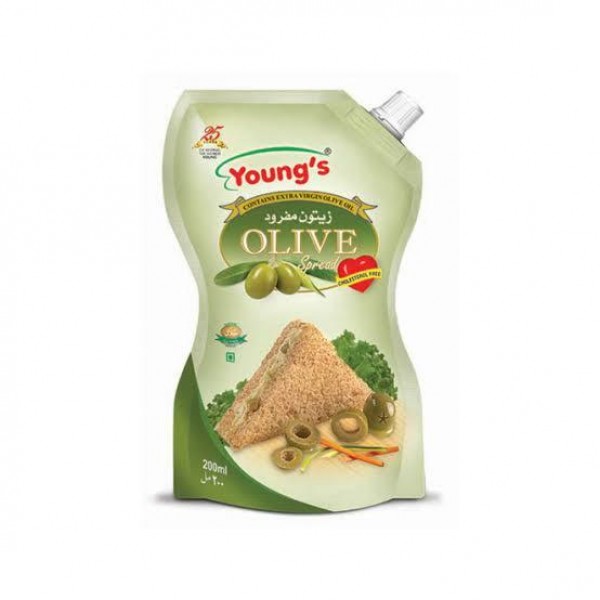 YOUNGS OLIVE SPREAD 200ML
