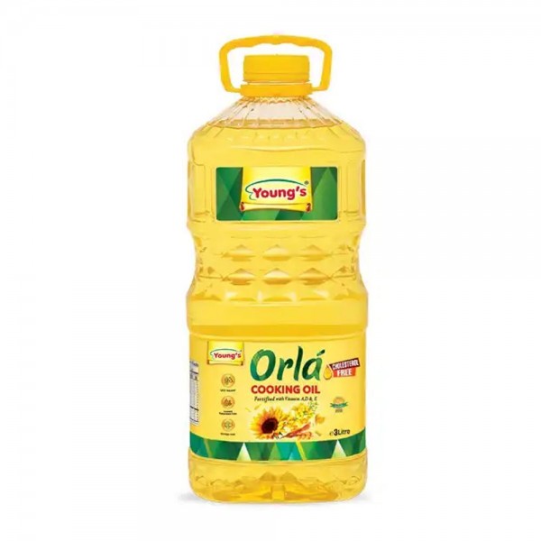 YOUNGS ORLA COOKING OIL 3LITRE BOT